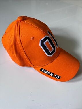 Men’s Dukes of Hazard Orange Strapback Hat - New